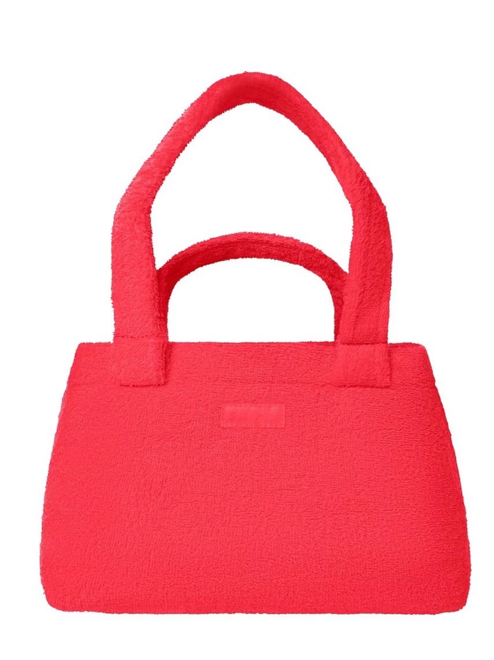 Skims terry mini tote carmine red bag NWT